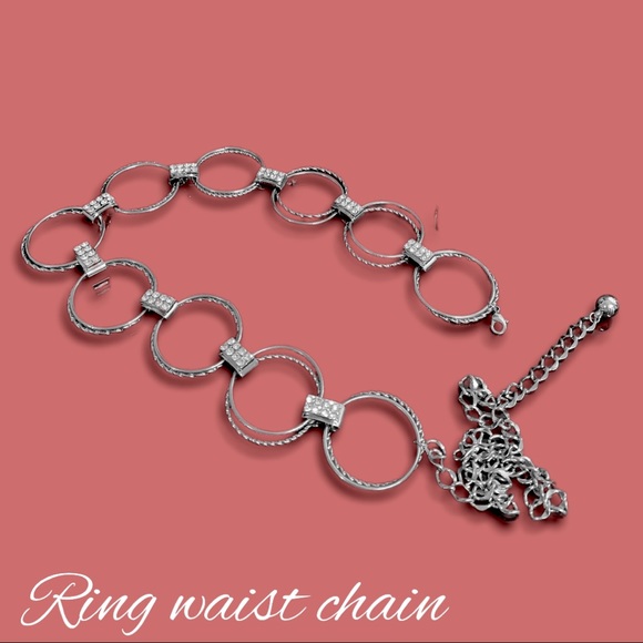 Double ring waist chain with diamonds 💎✨ - Picture 1 of 8